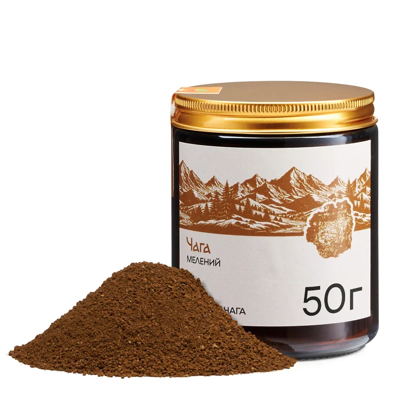 Чага мелена 100г