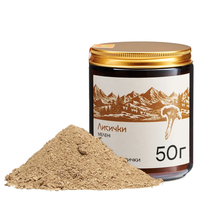 Мелений гриб Лисички 100г